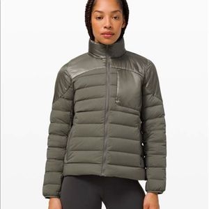 Lululemon Grey Sage Navigation Down Jacket 10